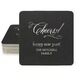 Elegant Cheers Square Coasters Image 5 of 6